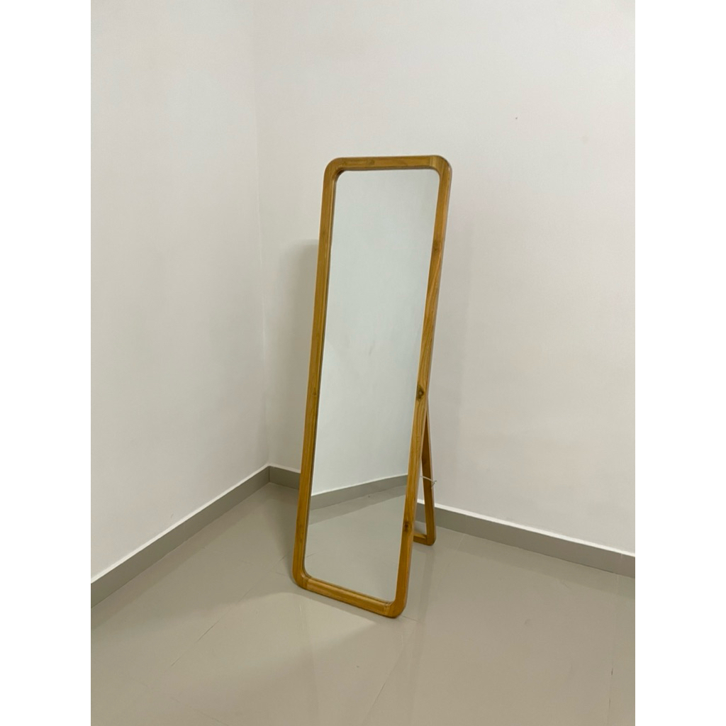 standing mirror / cermin berdiri kayu jati