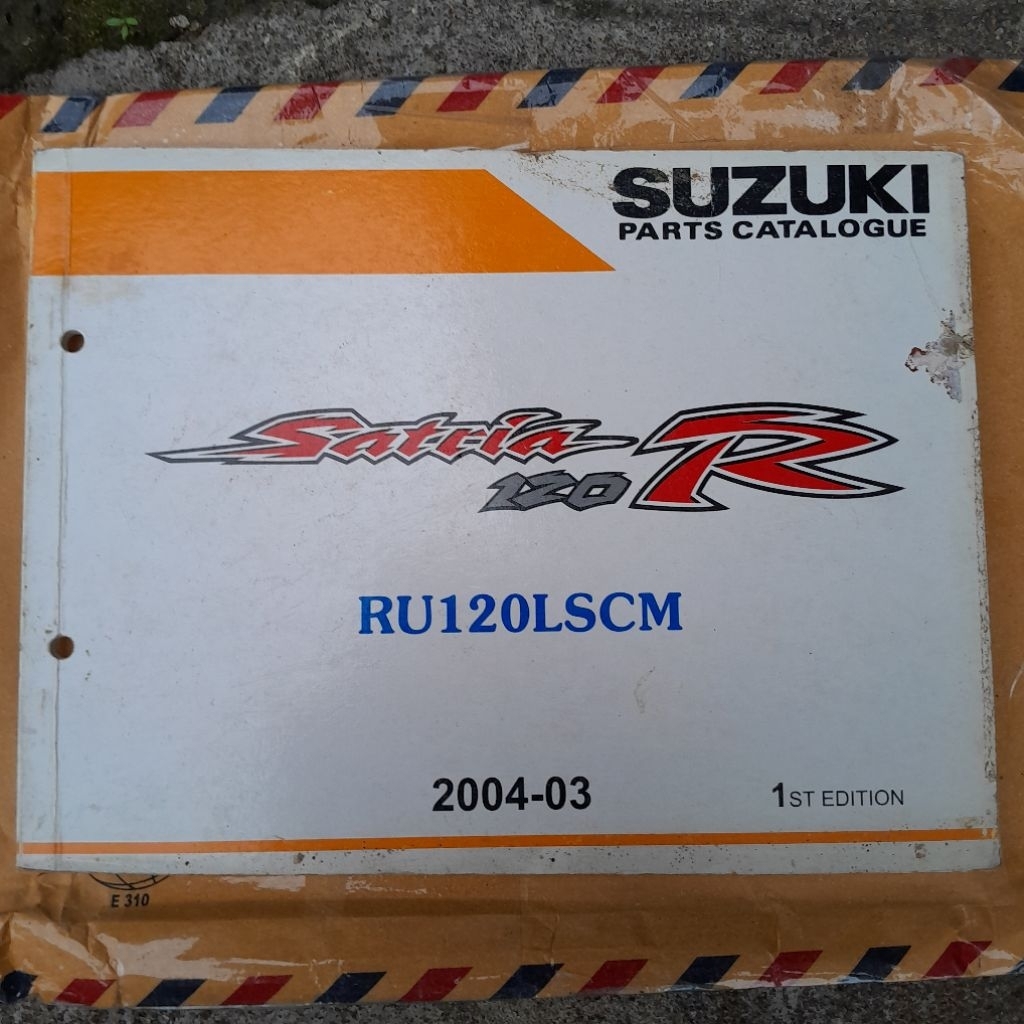 Buku part catalog katalog suzuki satria hiu lscm original