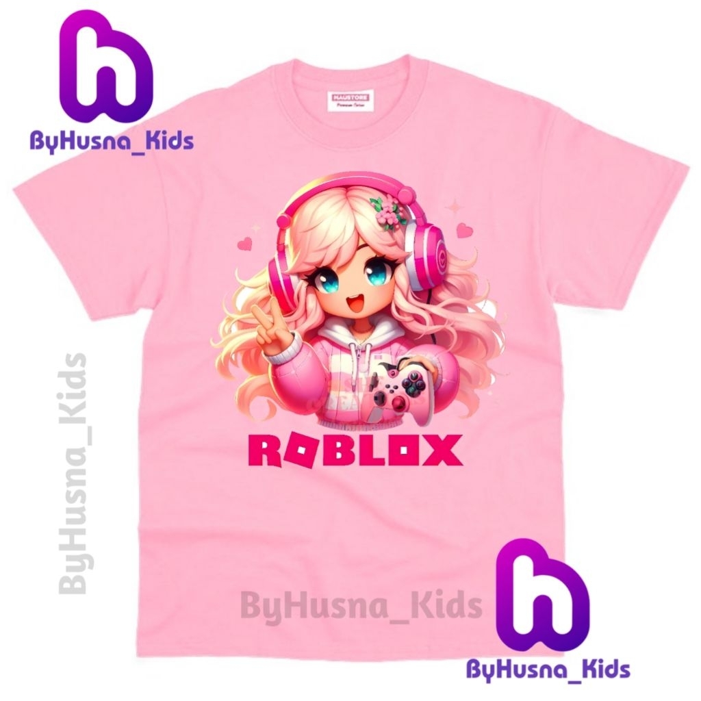 BAJU ANAK KAOS ANAK ROBLOX GIRLS GAMERS ANAK PEREMPUAN ANAK CEWE