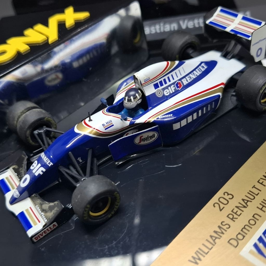 Diecast F1 Onyx Williams FW16 1994 Damon Hill Skala 1:43