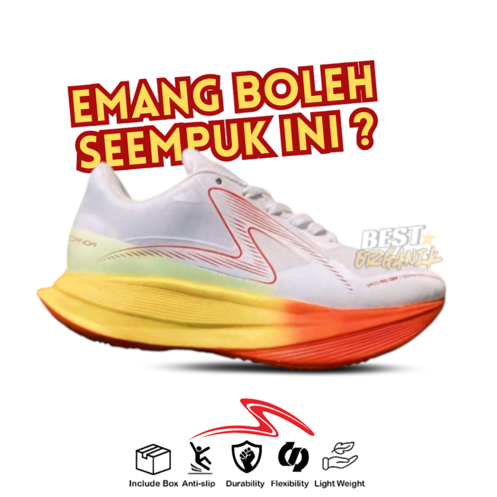 Big Sale Sepatu Joging Pria Wanita Specs Putih Merah - Sepatu Lari Pria Sepatu Sport Pria Sepatu