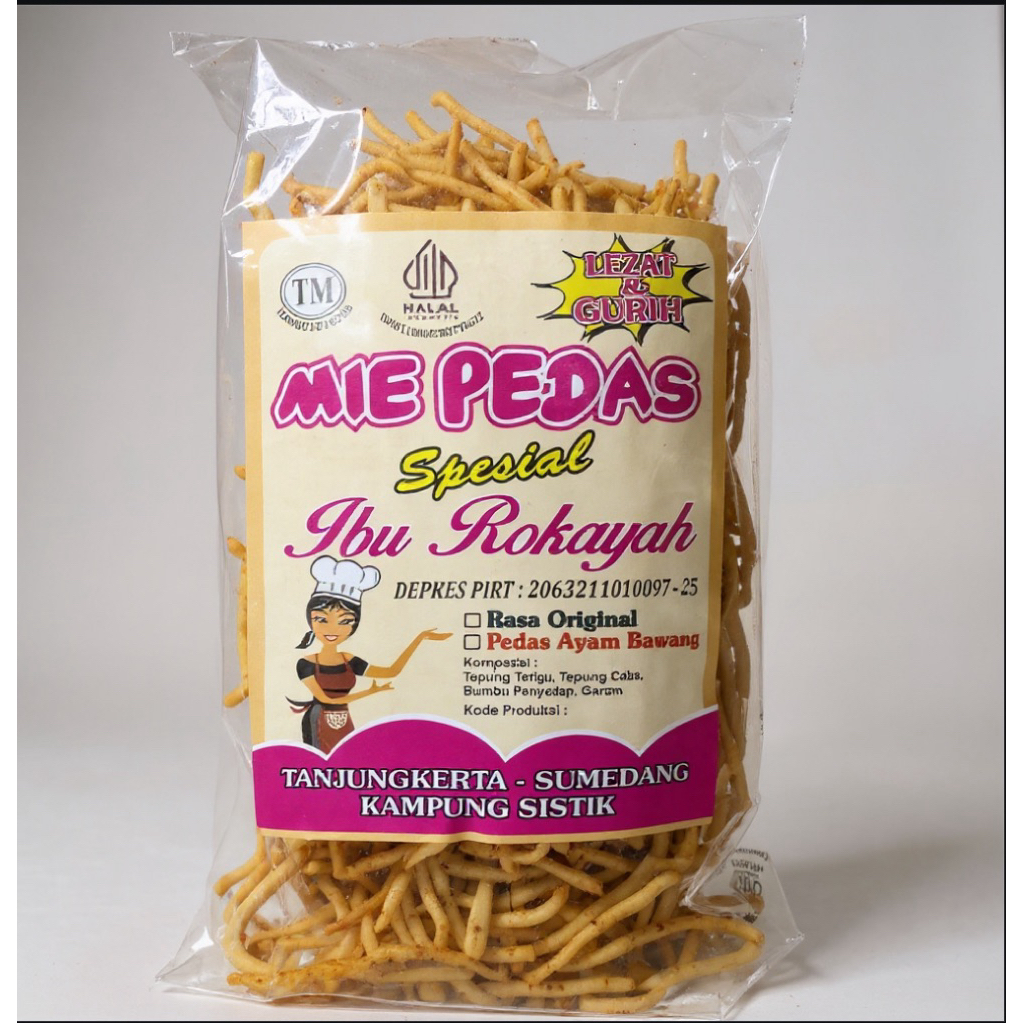 Mie Pedas Spesial Ibu Rokayah - Mie Stik Pedas Asin