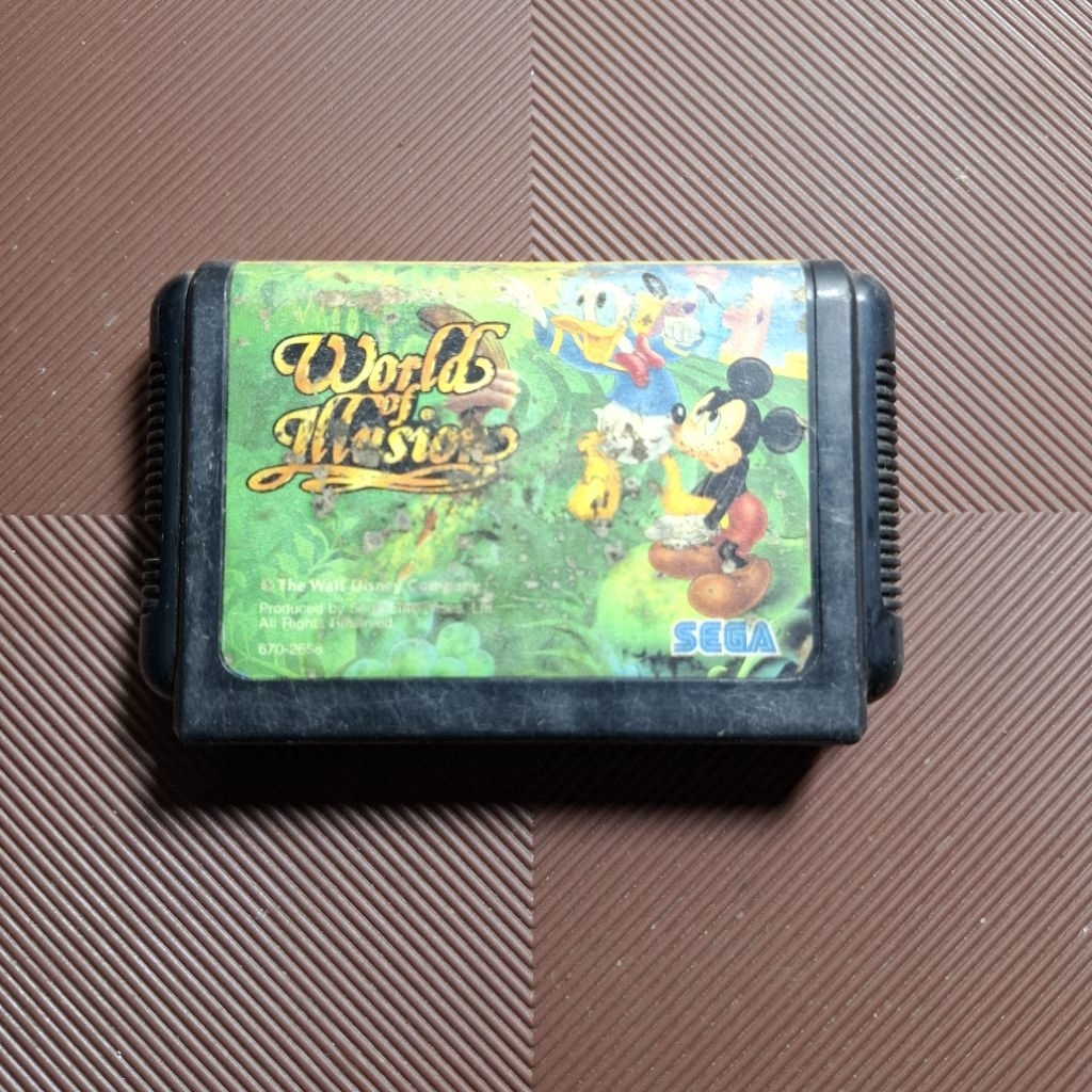 Kaset Game Sega World Of Illusion Starring Mickey & Donald Second