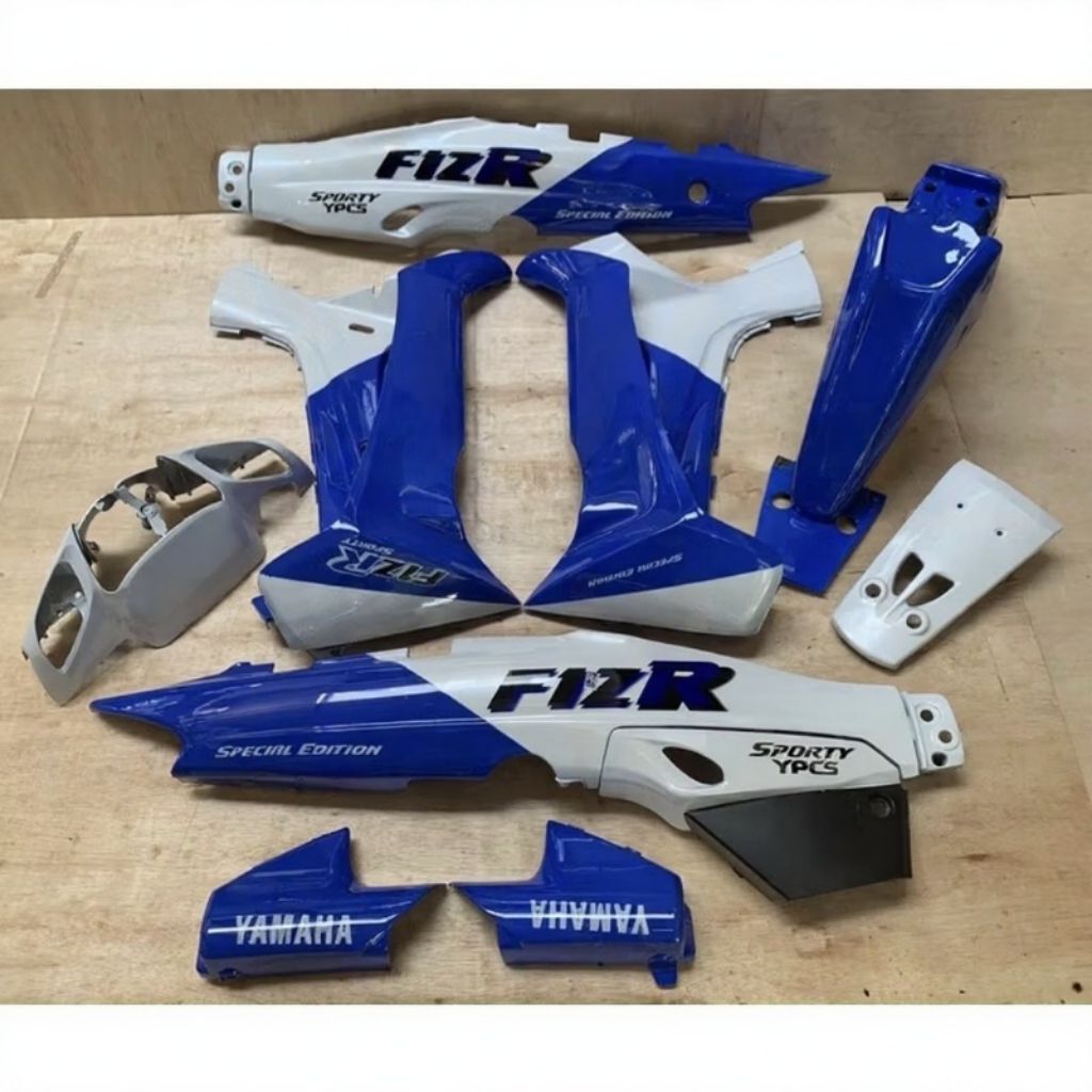 Fullset Body Halus Fizr Biru Merah Putih Body Set Yamaha F1zr Malboro Biru Putih