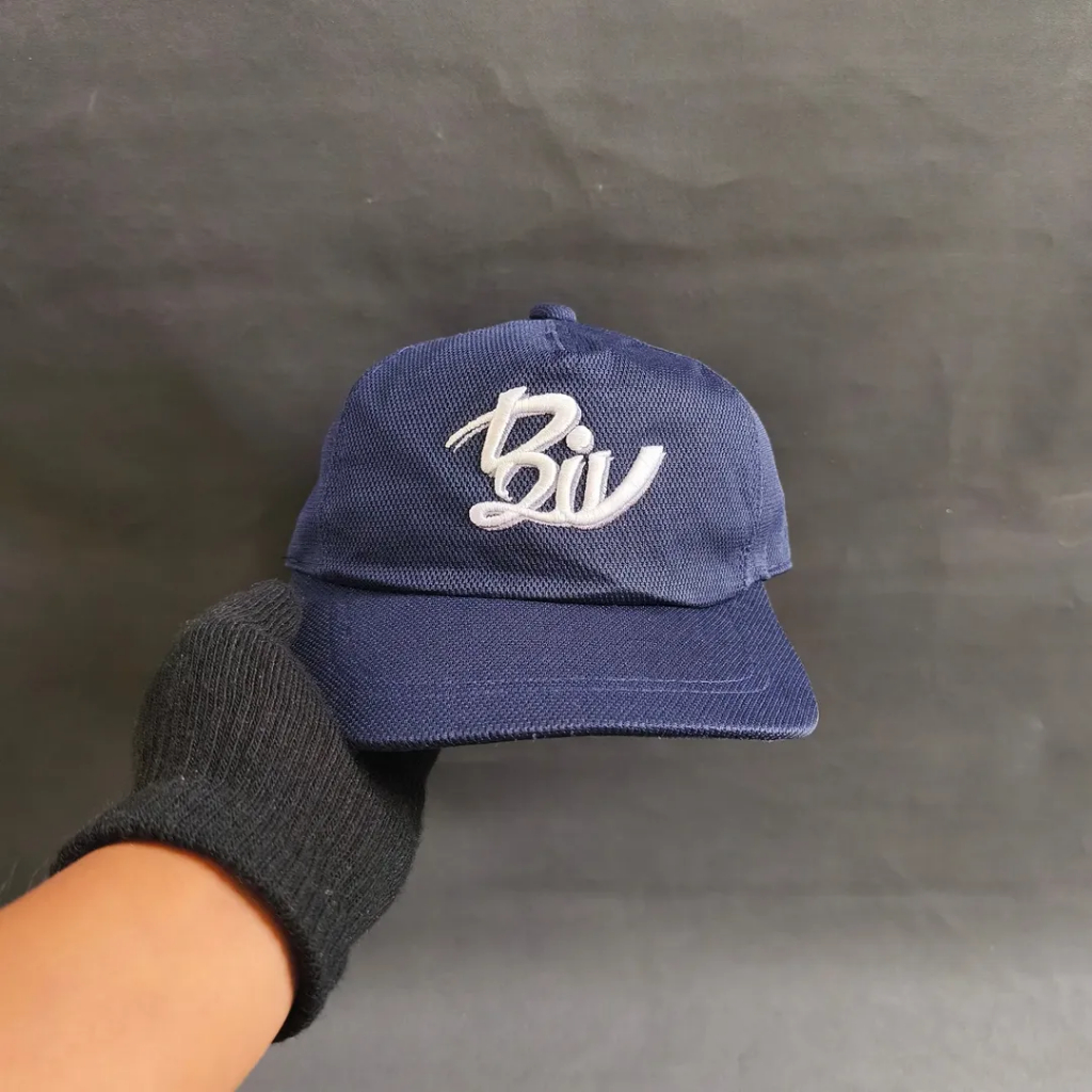 Topi Simple Cap Unisex Pria Wanita BIV Navy