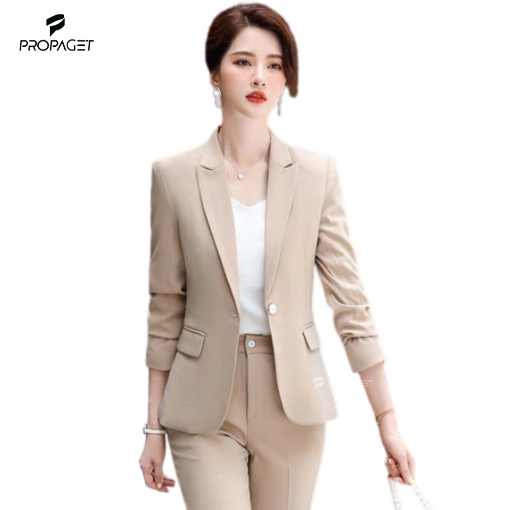 Propaget - Jas Wanita Coklat Susu