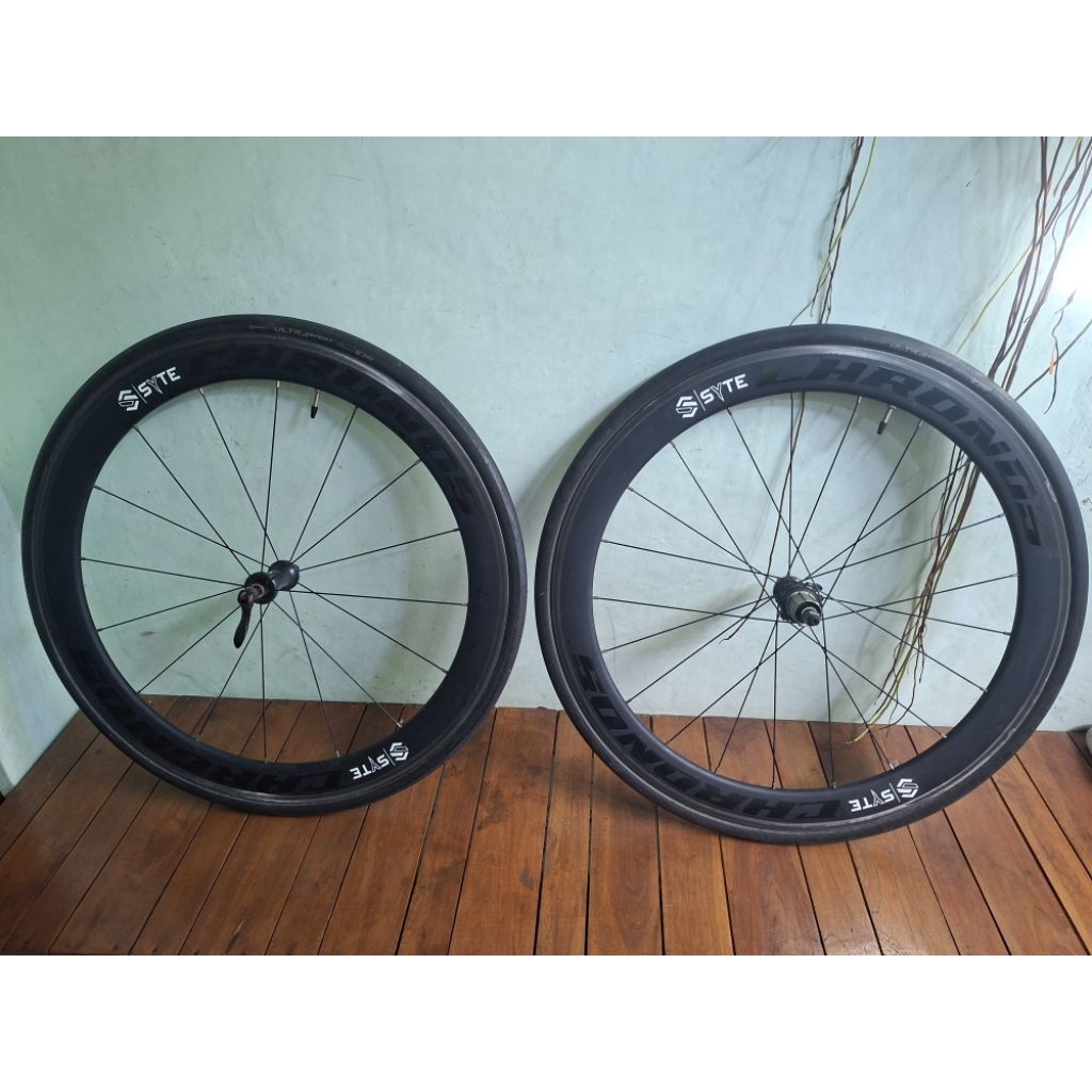 wheelset 700c roadbike carbon syte chronos 50mm