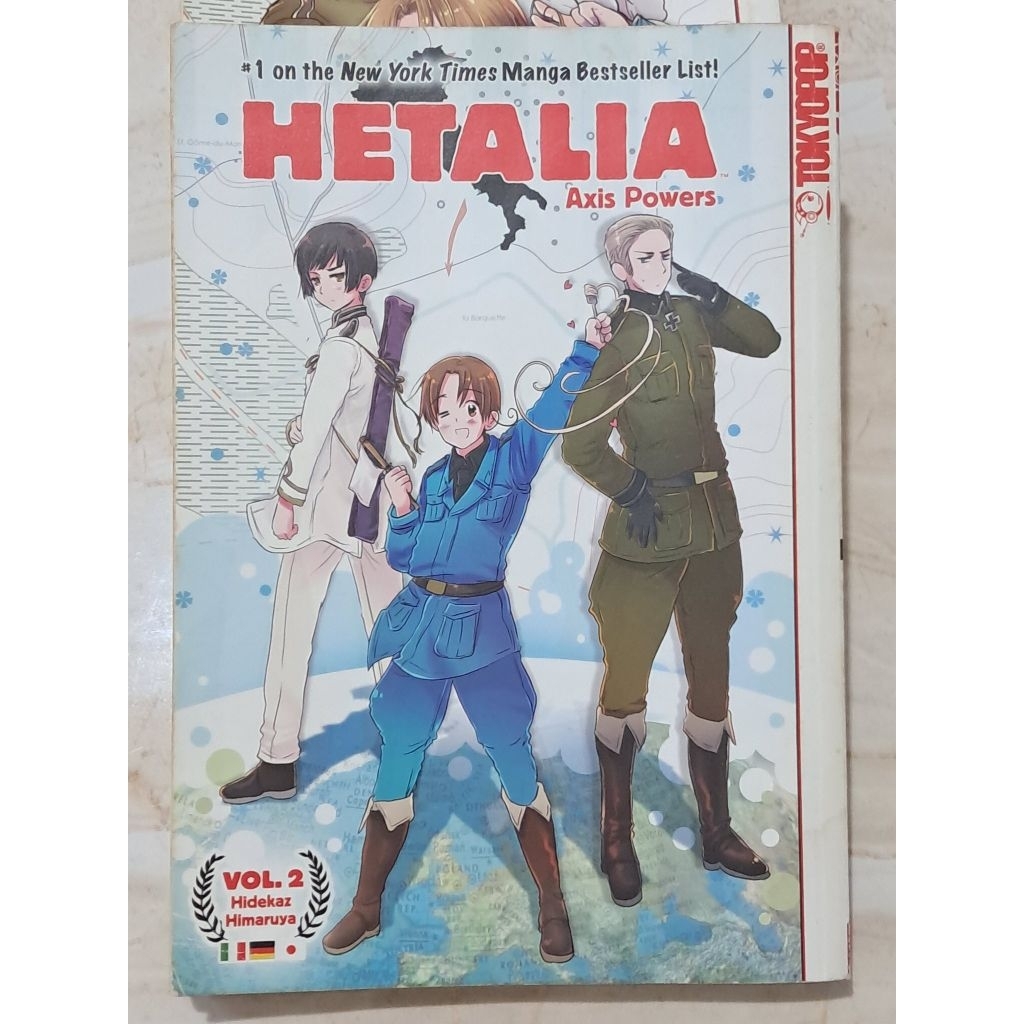 Hetalia Axis Powers manga ENGLISH Volume 1 & 2 [Liat Deskripsi]