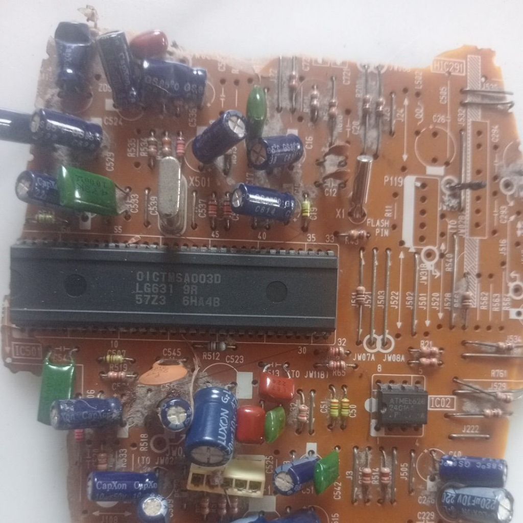 ic LG631 9R__LG631G 9R masih nempel pcb,cabutan