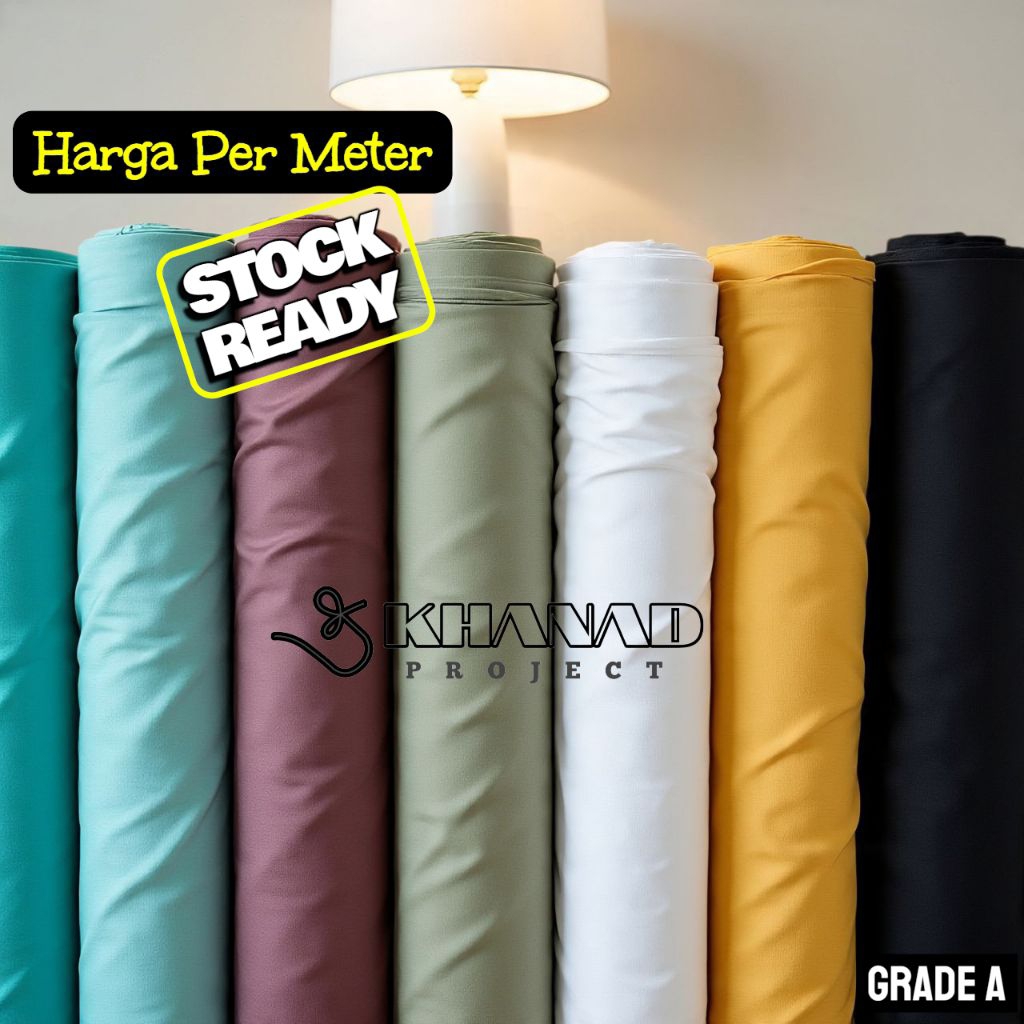 kain untuk kebaya, mukena, batik, ecoprint, sublim HARGA PER METER, kain lembut halus | Lebar 120.cm