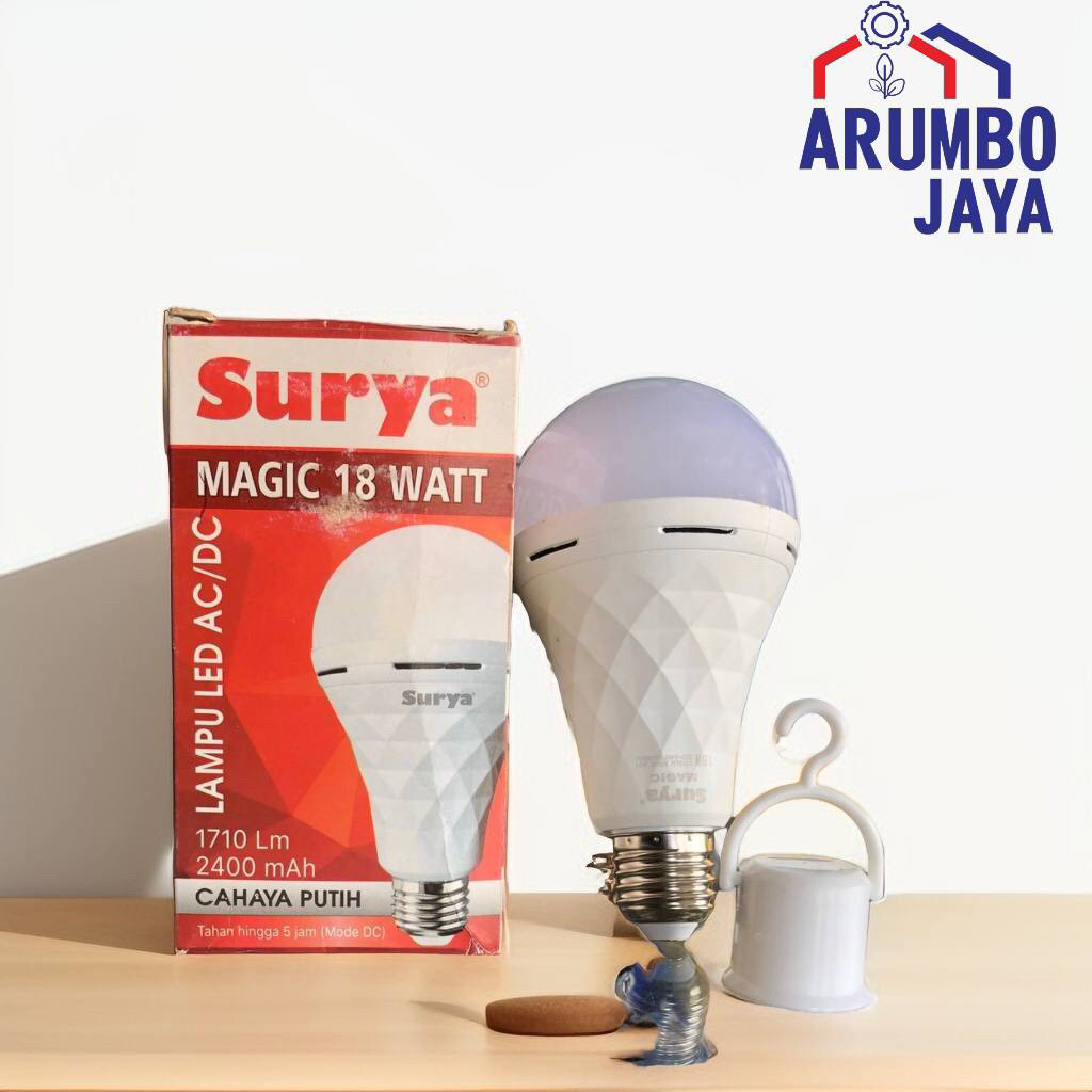 LAMPU SURYA MAGIC 18Watt LAMPU LED AC/DC