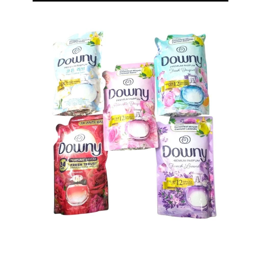 Downy Fresh Bouquet,Downy Premium Cotton,Downy French Lavender,Downy Passion, Downy Adorable