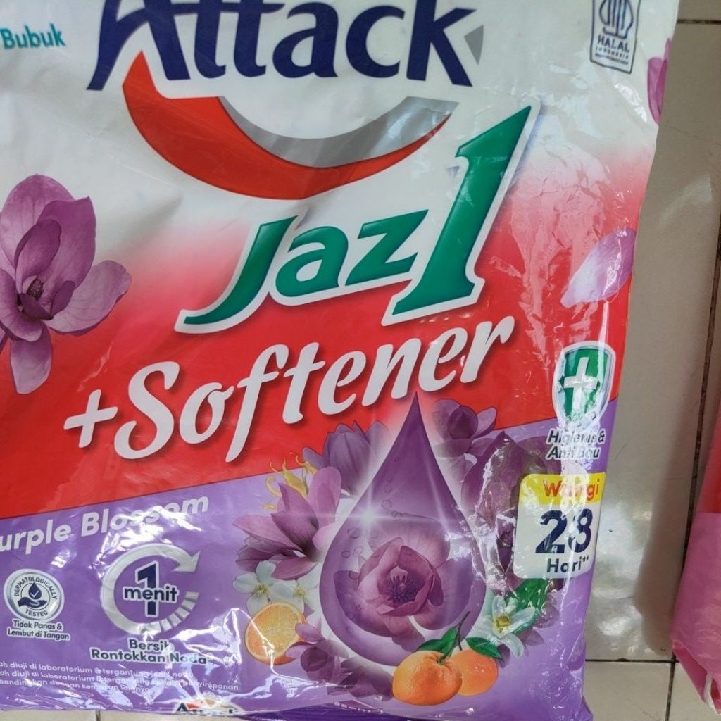 Attack jaz 1 softener 1200 gram deterjen bubuk attack 1200gram varian sesuai stok