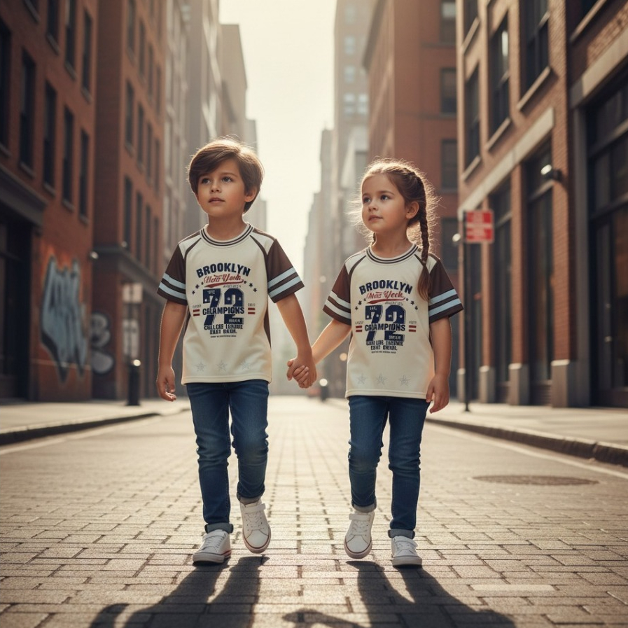 Jersey Bola Anak Custom Desain, Nama & Nomor | Baju Dryfit Premium Nyaman