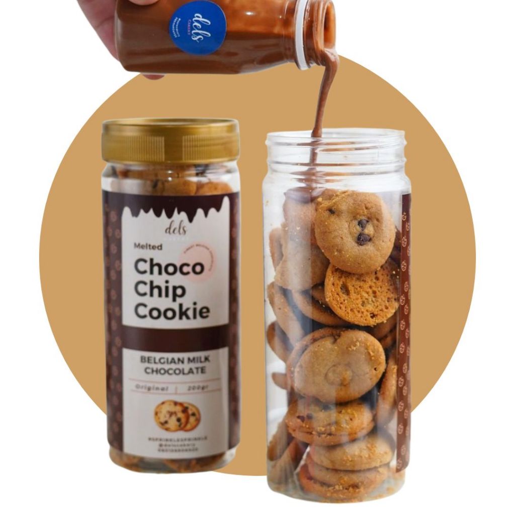 MELTED COOKIES CHOCOLATE CHIP COOKIES WITH MELTED MILK BELGIAN CHOCOLATE