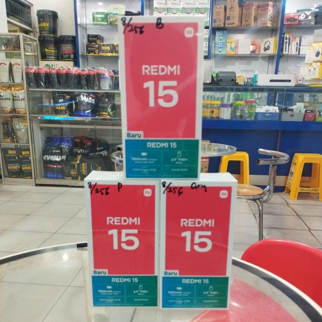 Redmi 15 Ram 8gb Rom 256gb