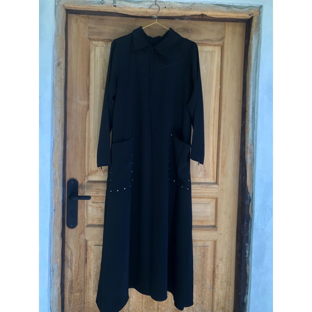 ABAYA STUDED LAEEBA BUKAN ALJENNA BUNDLING FK MEDIUM OVAL BY BARKHA PROJECT| BUKAN ALJENNA French Kh