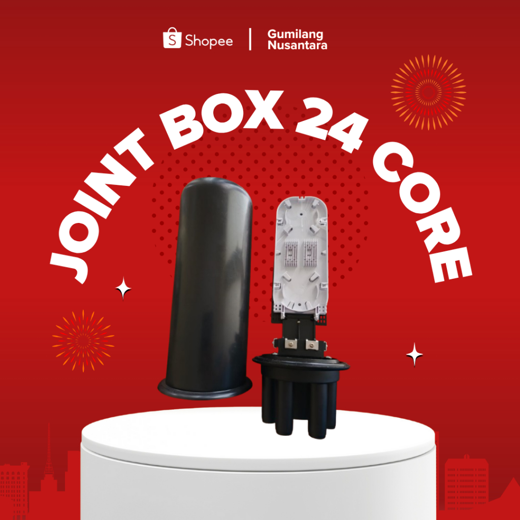 Joint Box Dome 24 Core Model Polos / JB 24 Core / Joint Closure Fiber Optik