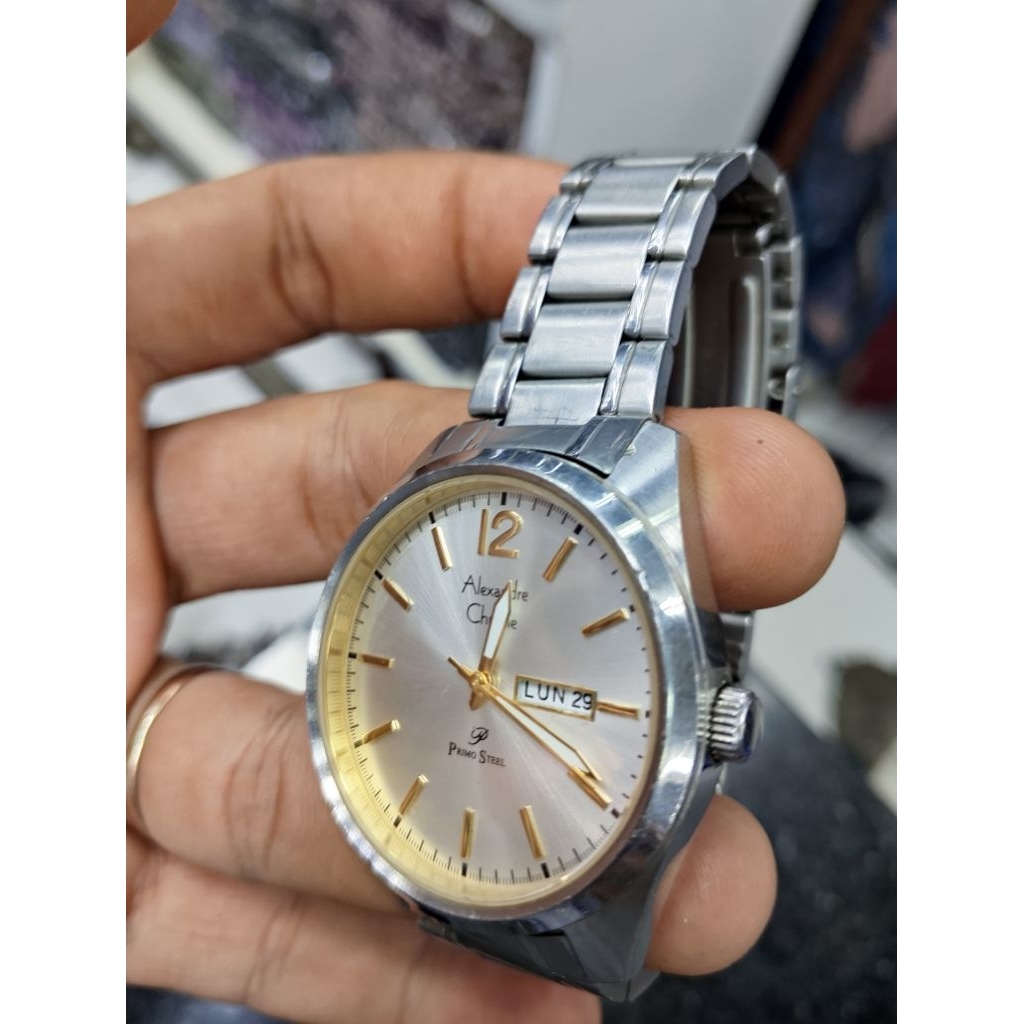 jam tangan pria Alexander christie bekas