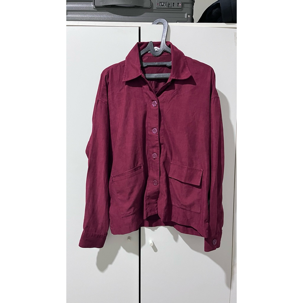 preloved Thenblank Outer Jacket wanita corduroy jacket