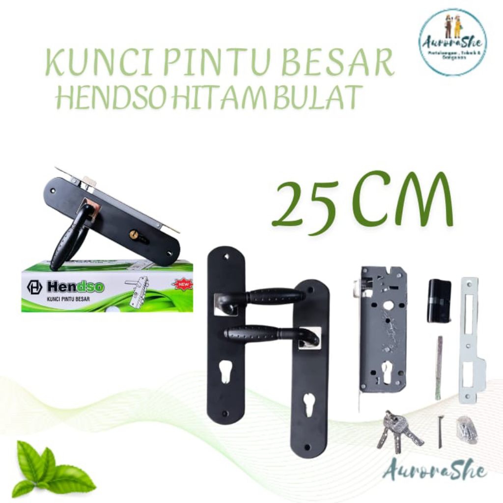 Kunci Pintu / Slot Pintu Besar Hendso
