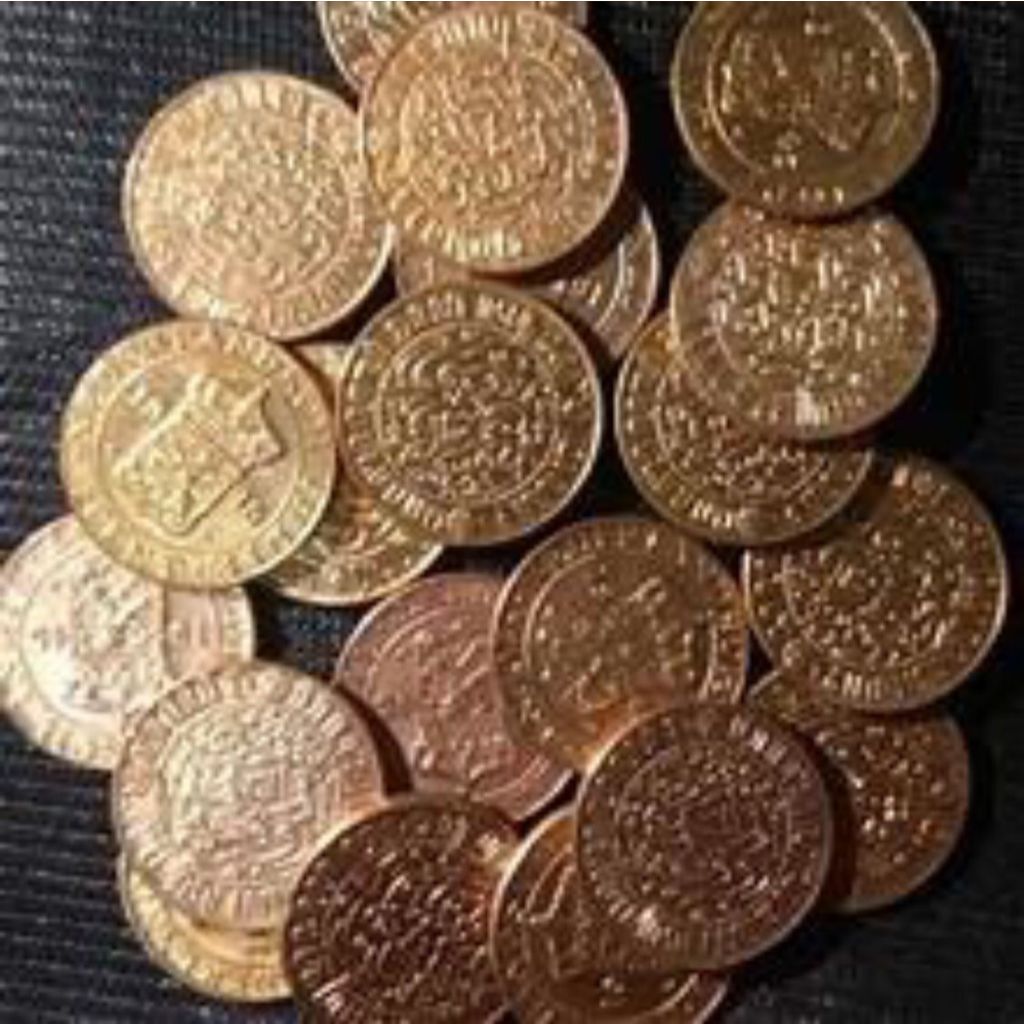 UANG KOIN KUNO BENGGOL 2,5 SEN 1945 KOIN KEROKAN