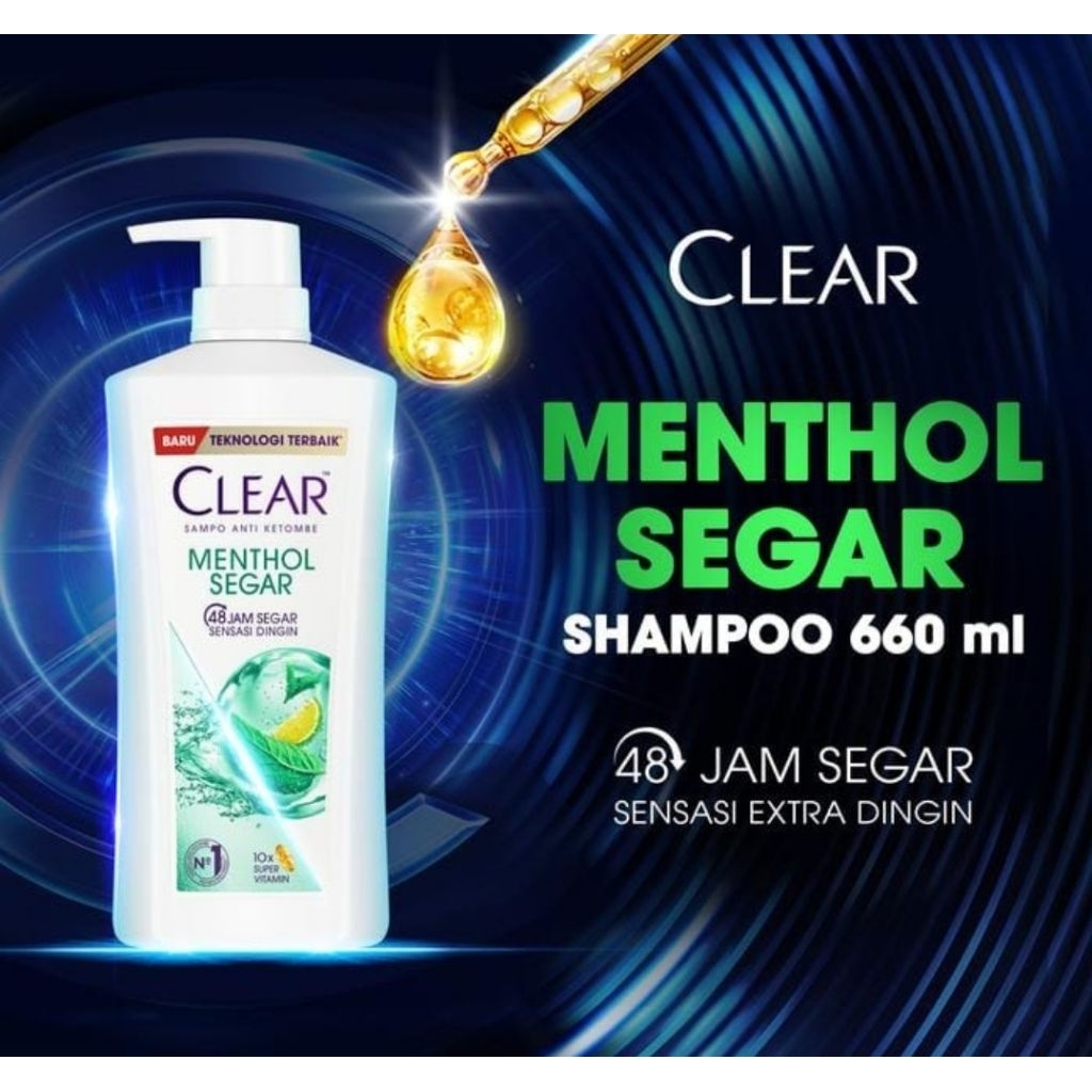 CLEAR Menthol Shampoo 660ml Shampoo Clear Menthol