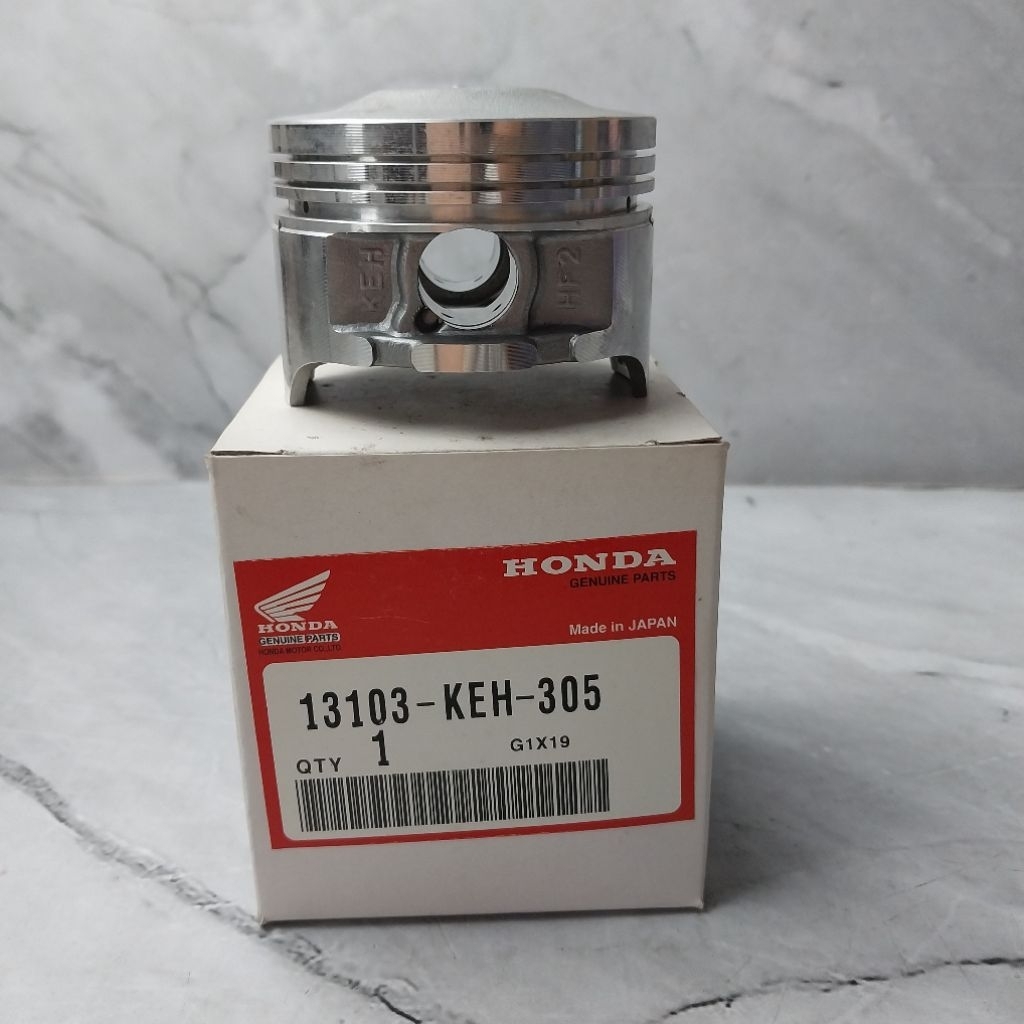 13103-KEH-305 : PISTON ATAU SEHER HONDA MEGAPRO LAMA, MEGAPRO PRIMUS UKURAN 50 (RING TEBAL) ORIGINAL