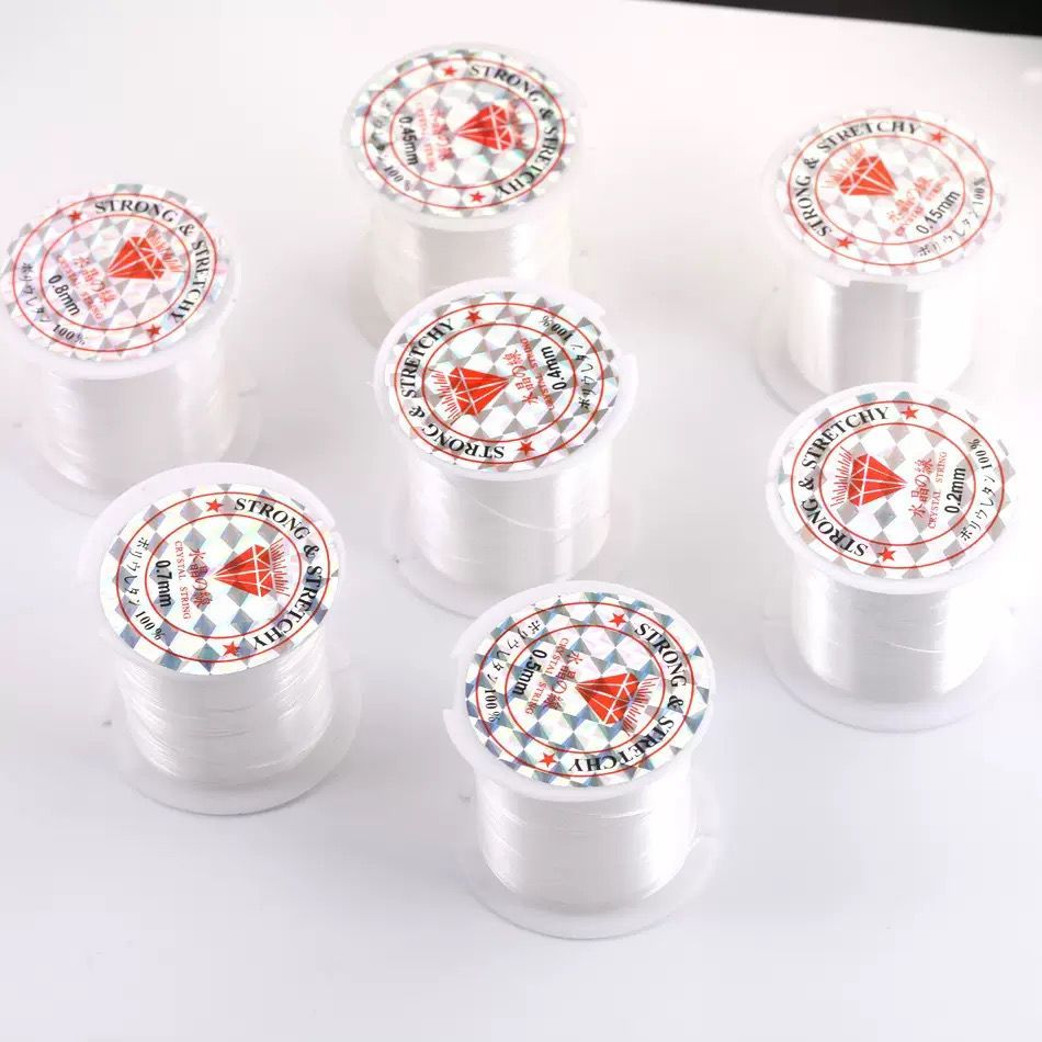 Tali Gelang Manik Manik Tali Karet untuk Tas & Koleksi Anda