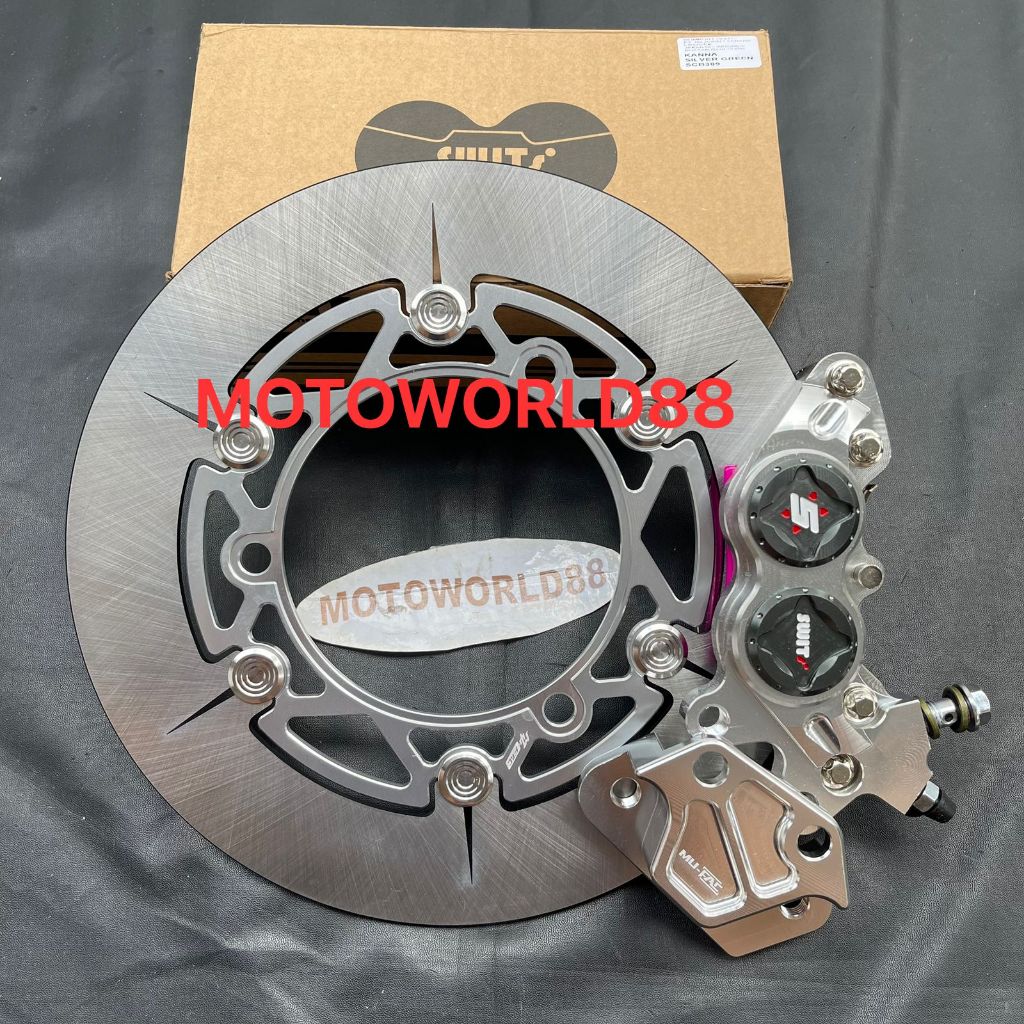 PIRINGAN DISC CAKRAM NMAX DIAMETER 260MM + KALIPER SWITS BIG POT + BREKET NMAX DIAMETER 260MM NMAX O