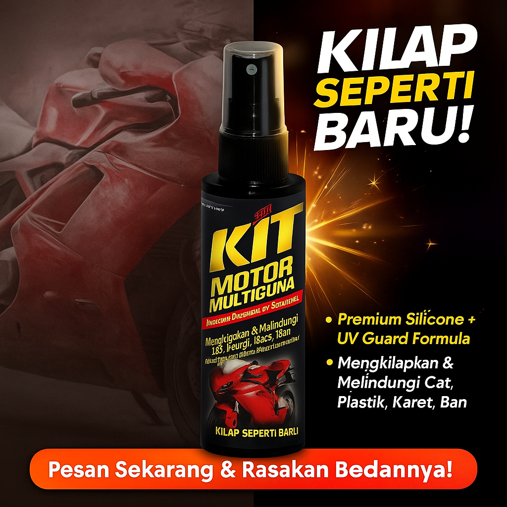 KIT Multiguna Motor 100ml – Polish Pengkilap Body Motor Anti Kusam
