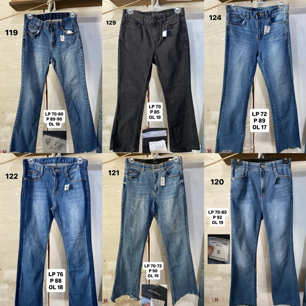PL Jeans Cutbray/Flare Jeans/BotCut/Komprang Pria&Wanita