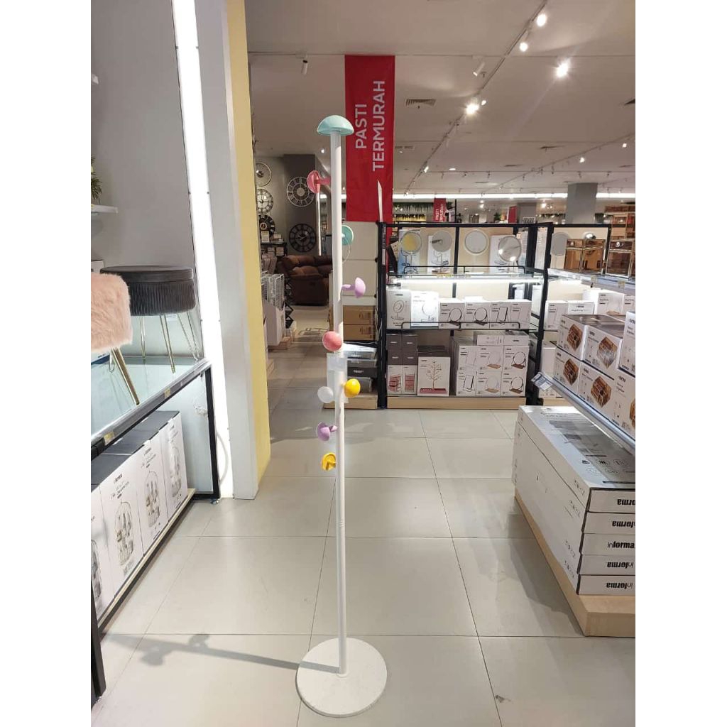 Informa gantungan pakaian mushroom putih/hanger gantungan tas informa/hanger gantungan topi informa 