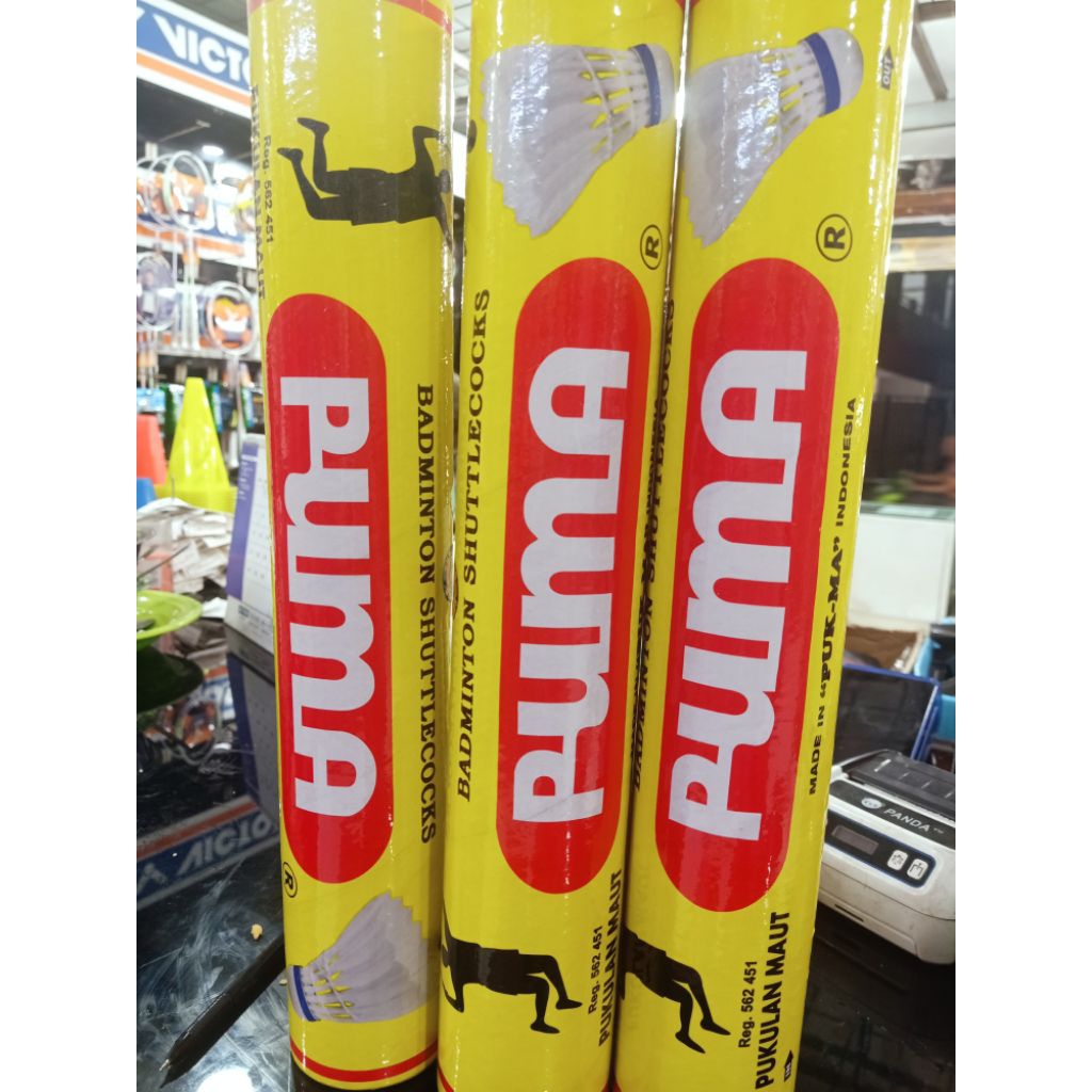 Shuttlecock puma kuning original