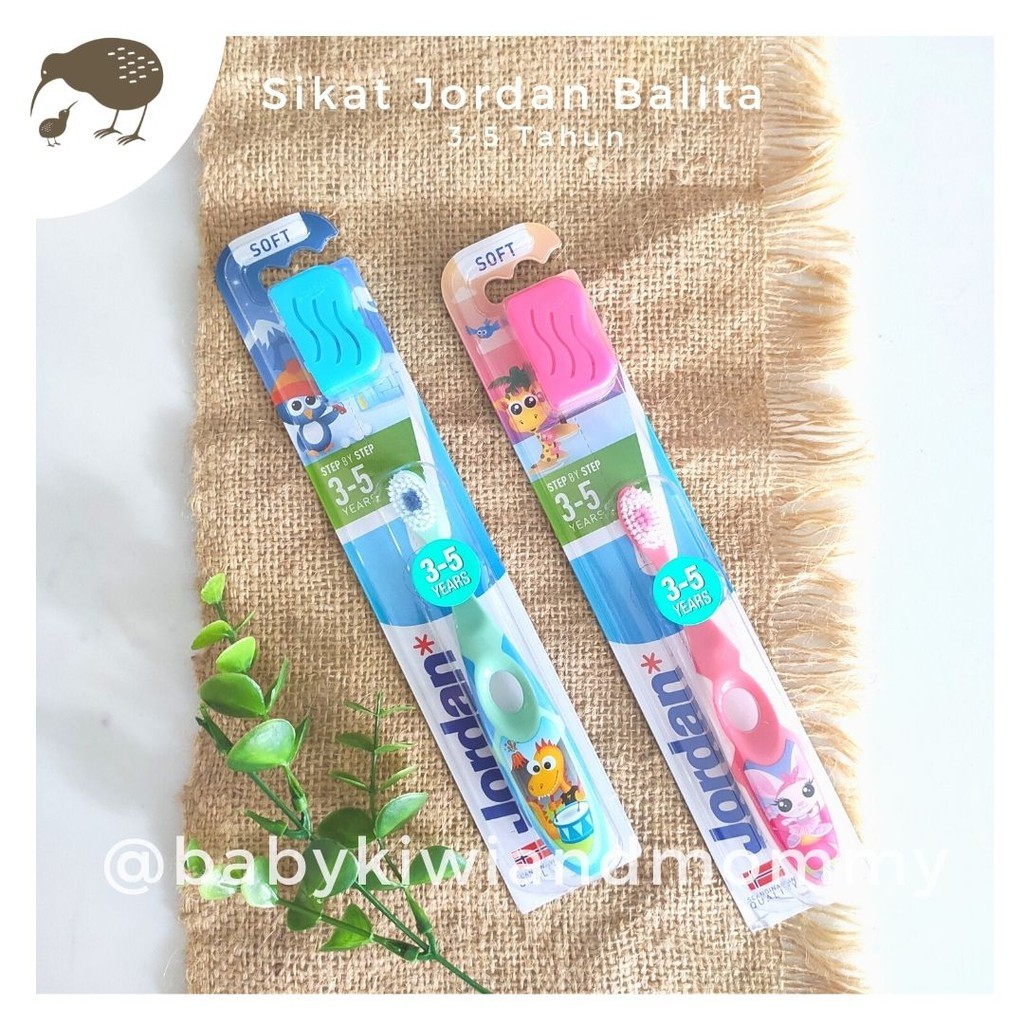Sikat Gigi Anak Jordan dari umur 0 - 9 Tahun / Bayi Balita Toddler Anak SD