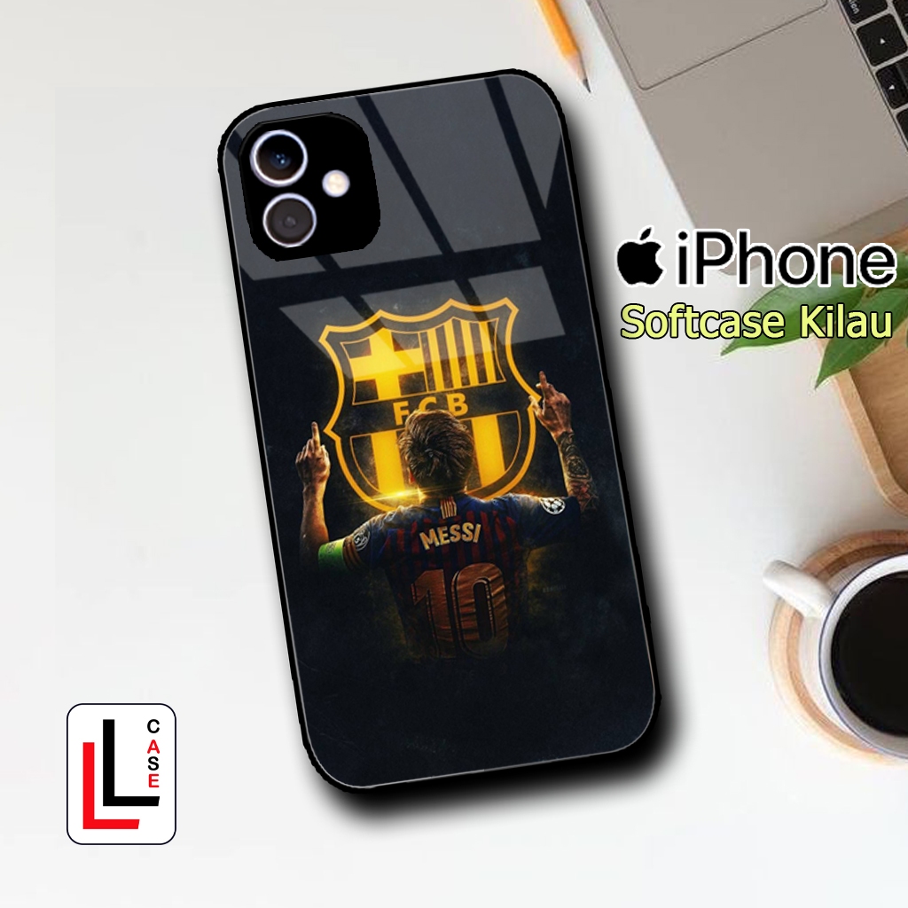 {LL0192} Softcase Glossy Iphone 11 12 13 14 15 Pro Max Mini X XR 6 7 8 Case IP Premium Kilau Mirror 