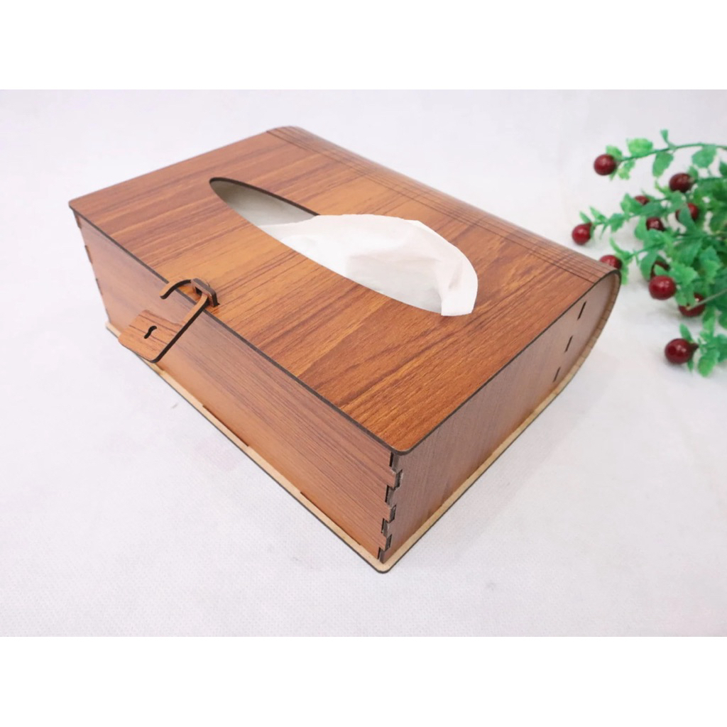 Tempat Tisu Kotak Tisu aesthetic kayu murah unik