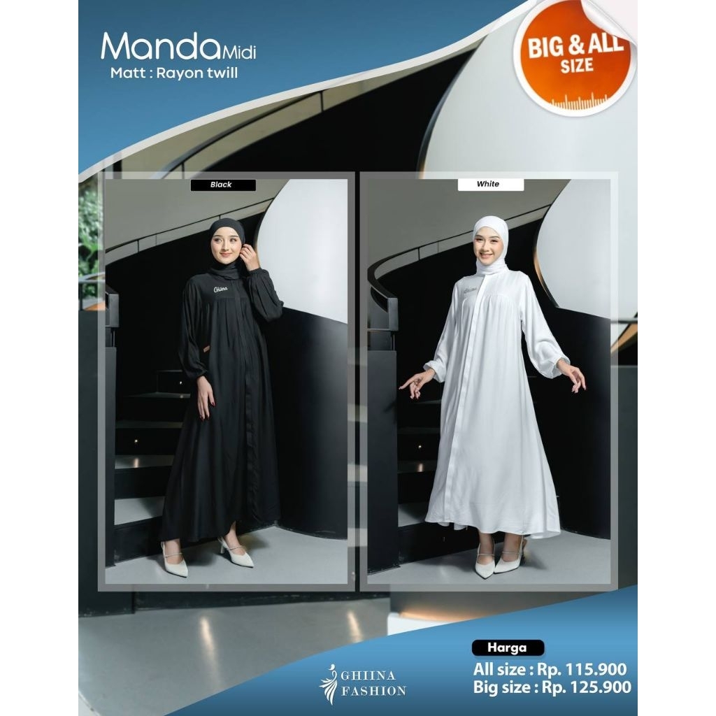 Manda Midi Dress by Ghina Fashion