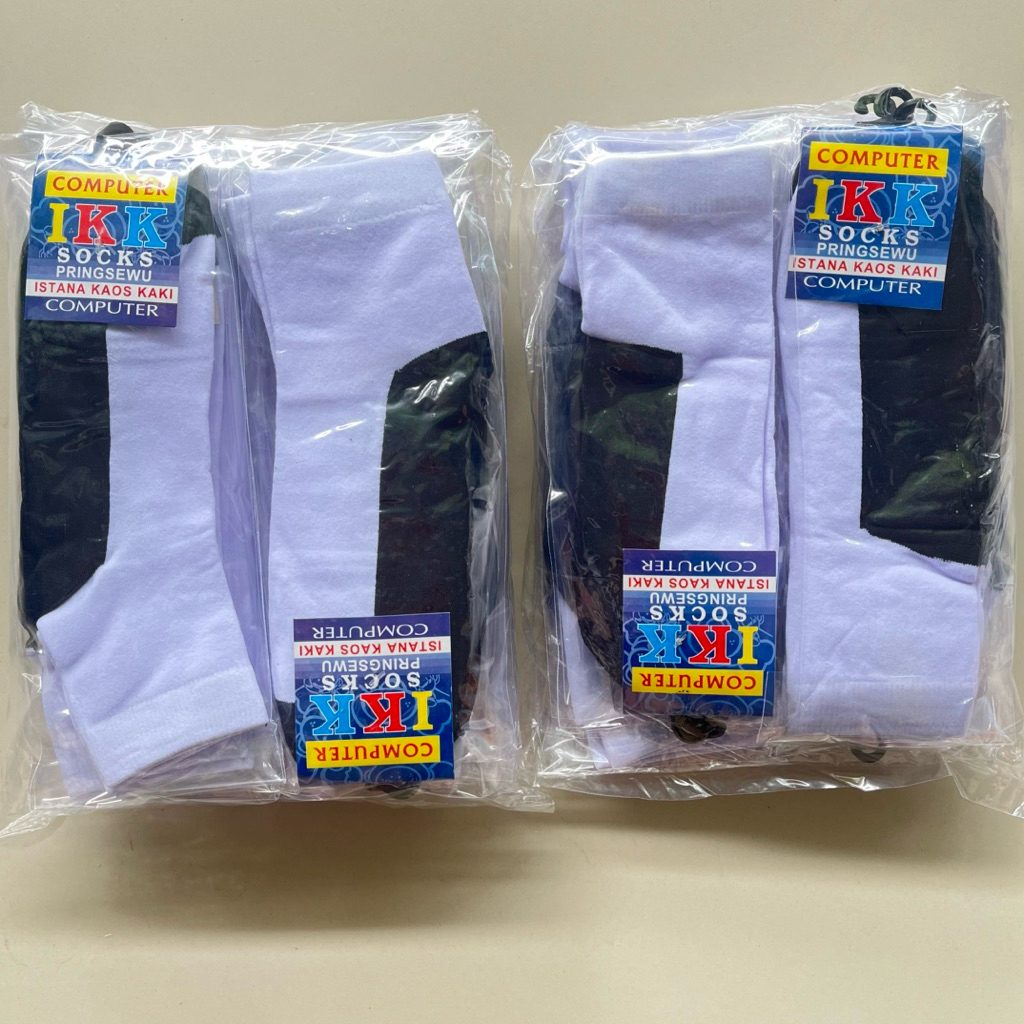 (GROSIR 12PC) Kaos Kaki COMPUTER MATAKAKI / Kaos Kaki Sekolah Pendek / Grosir Kaos Kaki Sekolah Mura