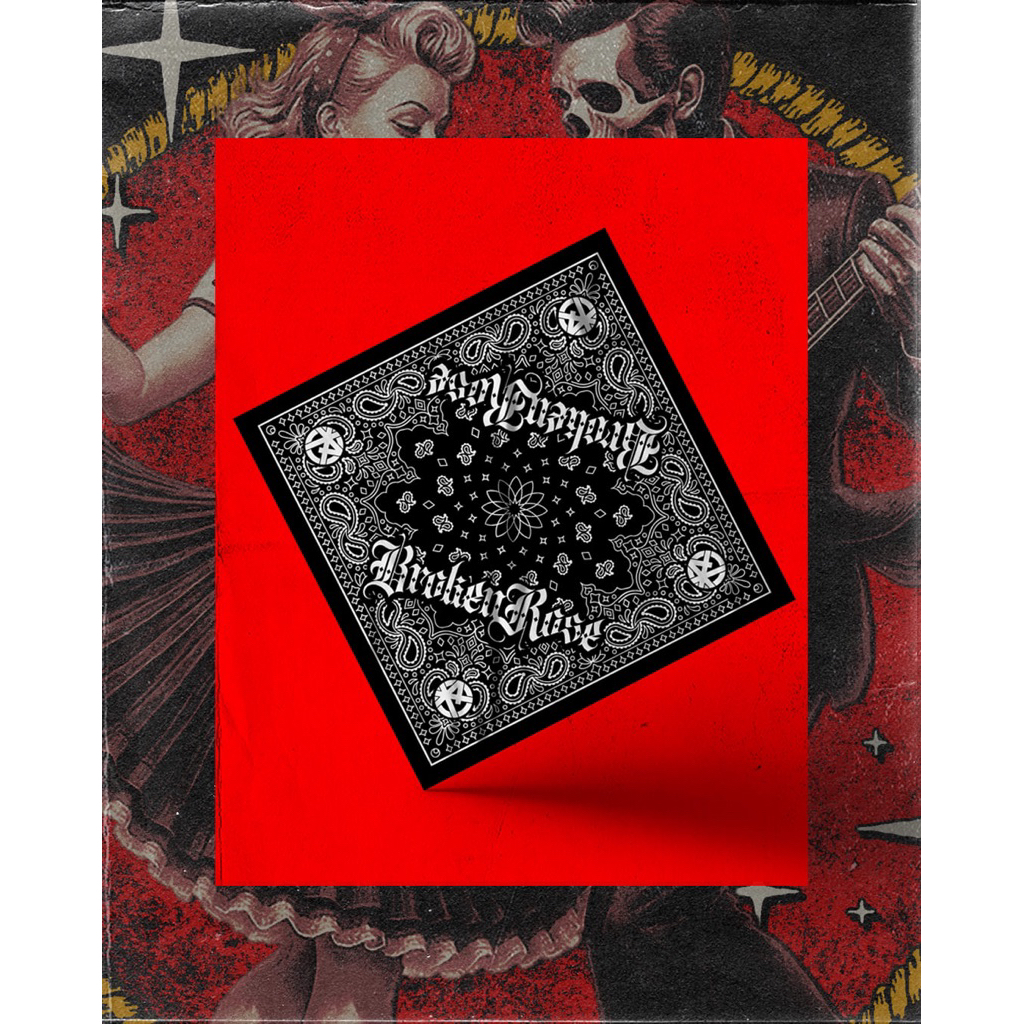 Broken Rose Bandana  x Reyro Merch Official