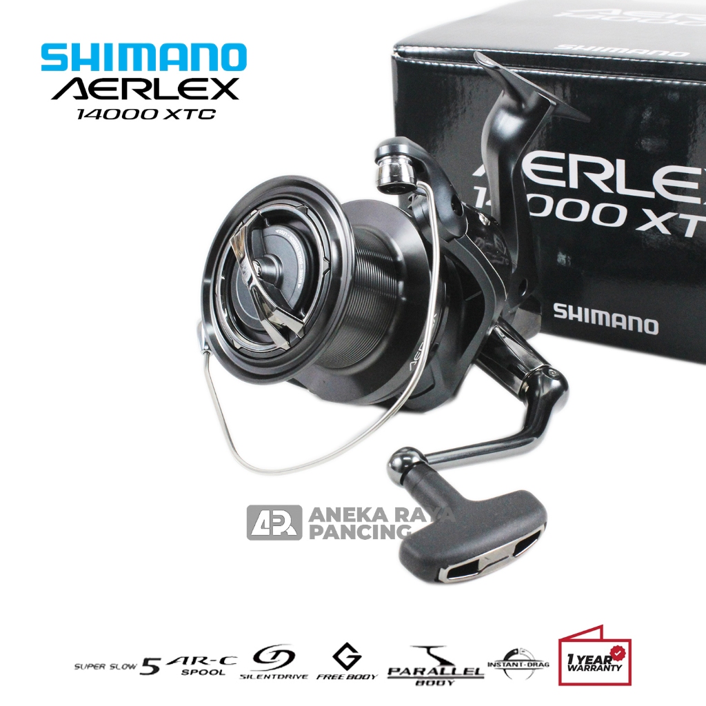 RIL SPINNING SHIMANO 2025 AERLEX 14000XTC / Ril Pasiran Terbaik Shimano Original / Aneka Raya Pancin