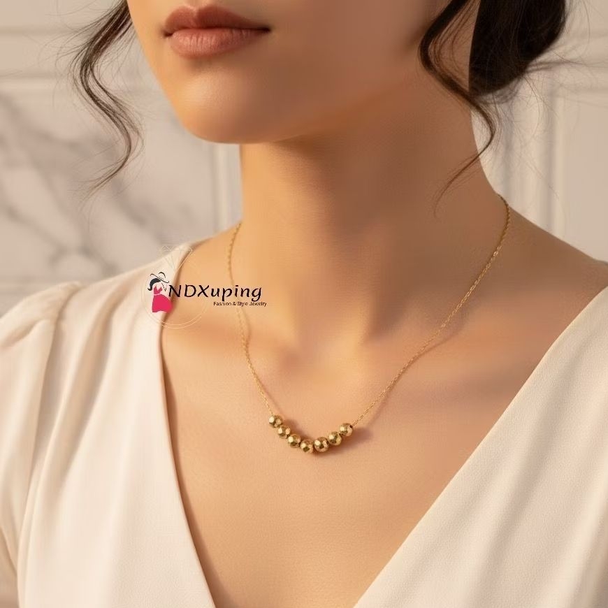 Kalung Korea Rantai Tipis Merica Titanium Perhiasan Wanita N15092507