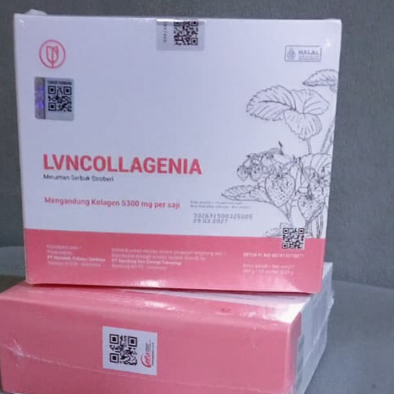 LVN COLLAGEN STROBERI 1 BOX ISI 10 SACHET