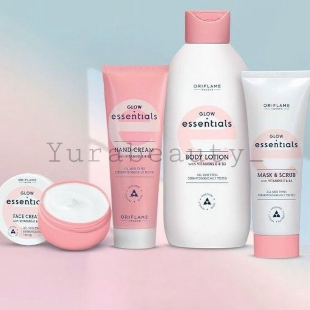 Glow Essentials Face Cream / Face Wash / Mask & Scrub / Soap Bar / Face Cream / Face Cream Kemasan B