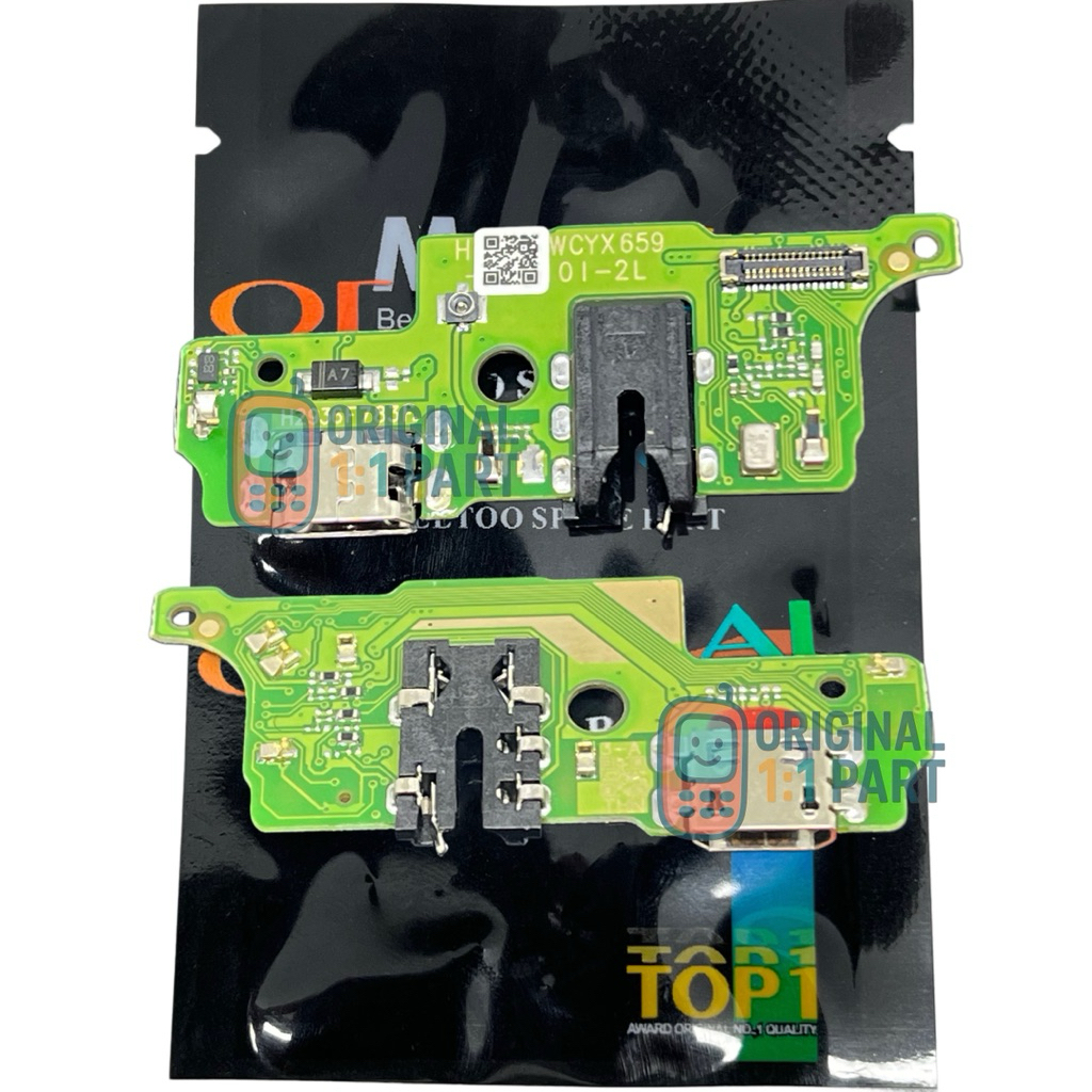 PAPAN CAS / KONEKTOR CHARGER INFINIX HOT 10i X659 / X658E ORI 1:1 FULL IC
