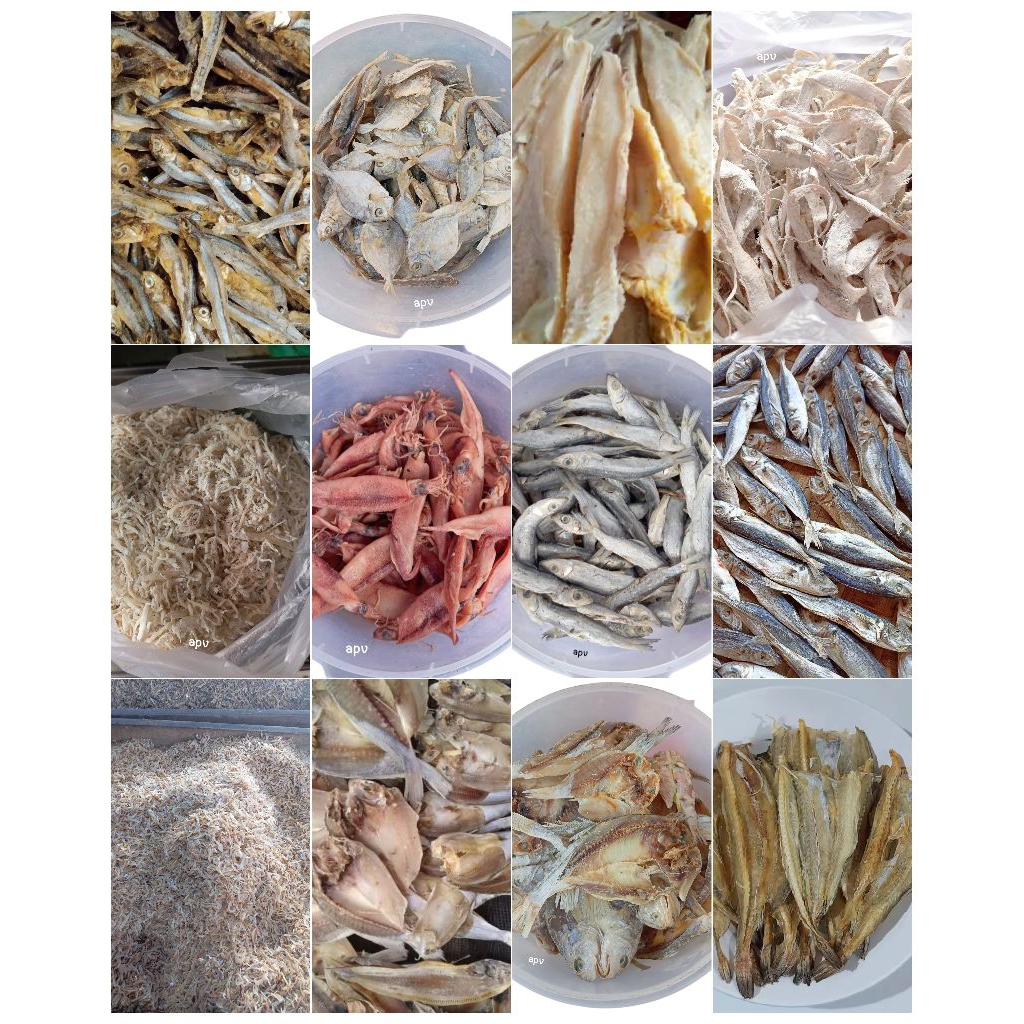 ikan asin/gereh 250 gram all varian,petek,layur,japoh,teri nasi,teri asin,teri tawar,peda,belah,tiga