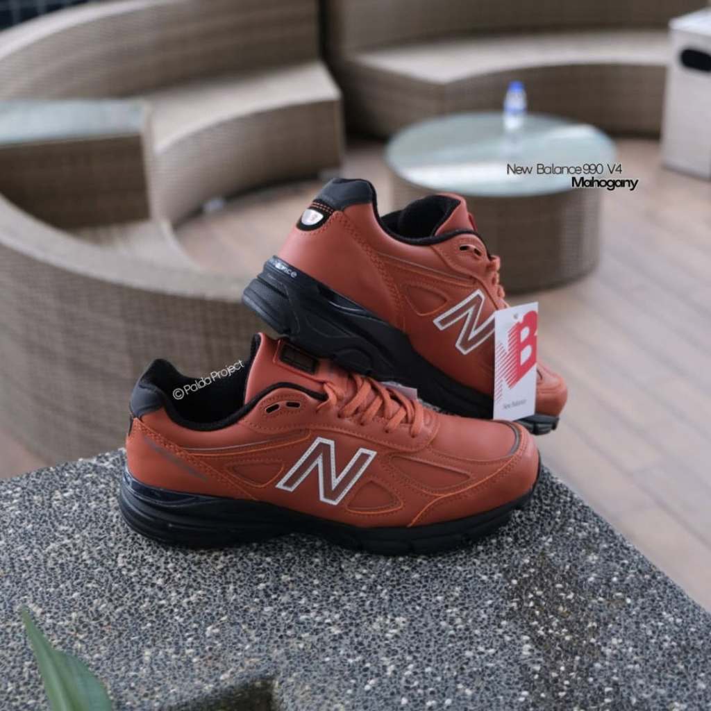 Sneakers Shoes New Balance 990 v4 MiUSA Teddy Santis Mahogany (U990RB4) - 100% Original