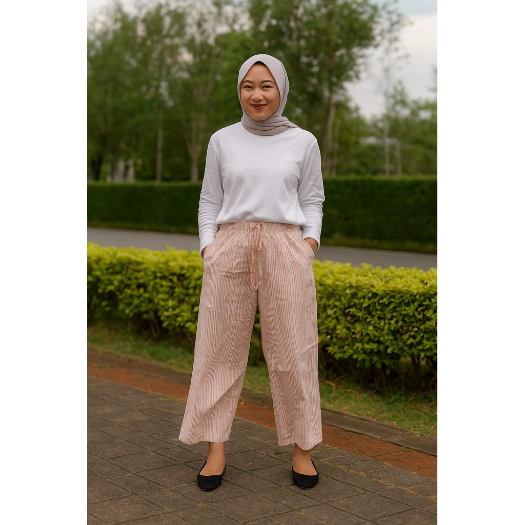 preloved celana kulot Uniqlo Celana wanita