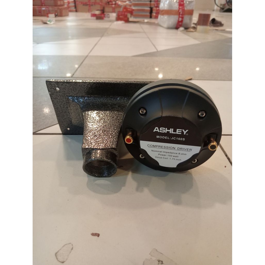 Paket Tweeter Magnet Ashley JC 160 S + Horn/ corong alumunium 10x15 Compression Driver Ashley JC160S