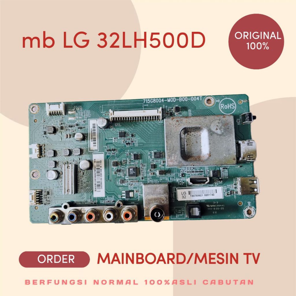 mb lg 32lk310  lg 32lk310 motherboard  mesin tv led lcd